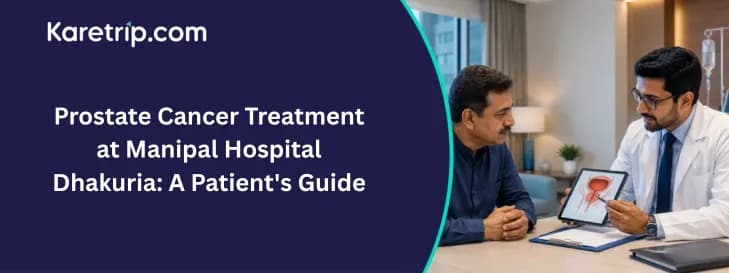 Prostate Cancer Treatment at Manipal Hospital Dhakuria: A Patient's Guide